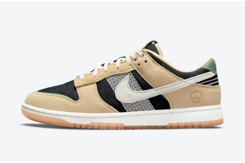 Reps StockX Shoes Nike Dunk Low Rooted in Peace White Black DJ4671-294??