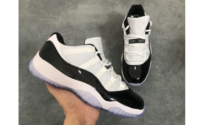 Reps StockX Shoes Air Jordan 11 Retro Low Concord Black White 528895-153??