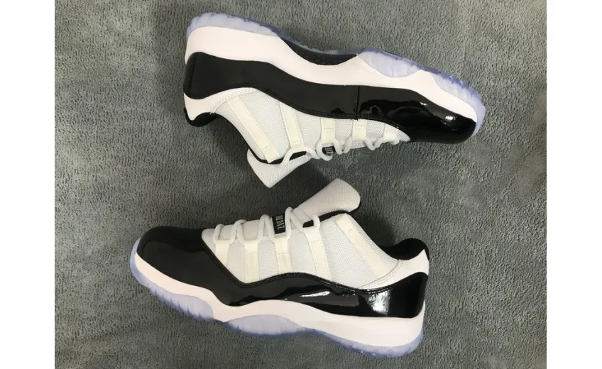 Reps StockX Shoes Air Jordan 11 Retro Low Concord Black White 528895-153??