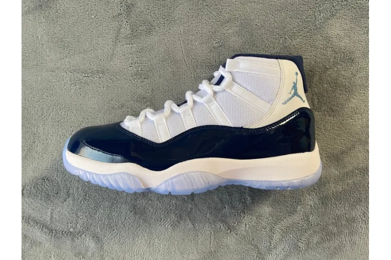 Reps StockX Shoes Air Jordan 11 Retro UNC Win Like 82 Black White 378037-123??
