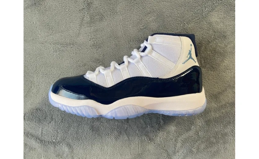 Reps StockX Shoes Air Jordan 11 Retro UNC Win Like 82 Black White 378037-123??