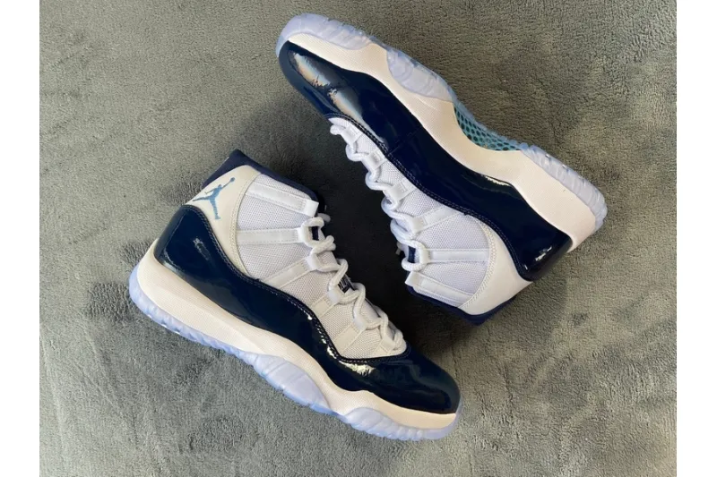 Reps StockX Shoes Air Jordan 11 Retro UNC Win Like 82 Black White 378037-123??