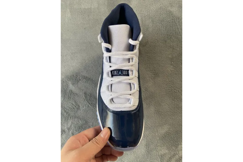 Reps StockX Shoes Air Jordan 11 Retro UNC Win Like 82 Black White 378037-123??