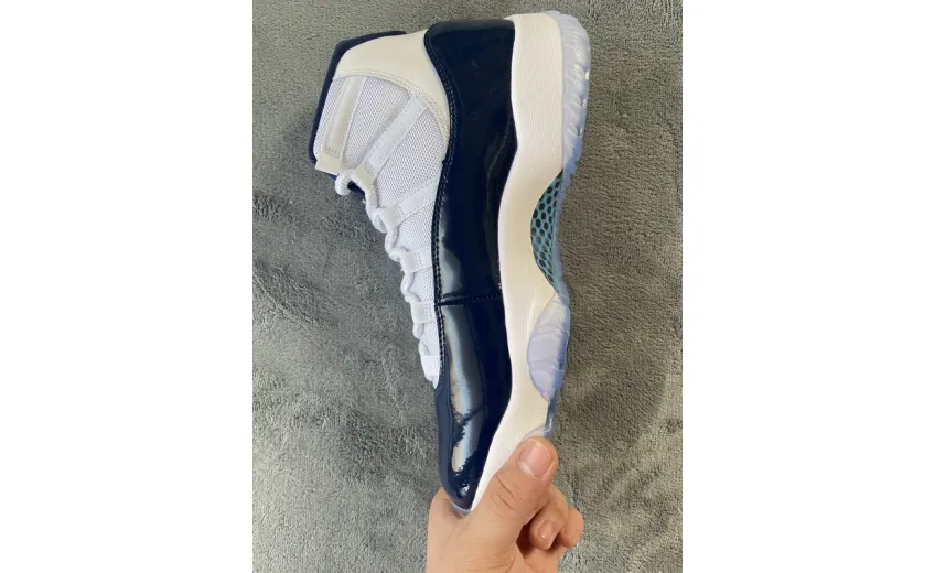Reps StockX Shoes Air Jordan 11 Retro UNC Win Like 82 Black White 378037-123??