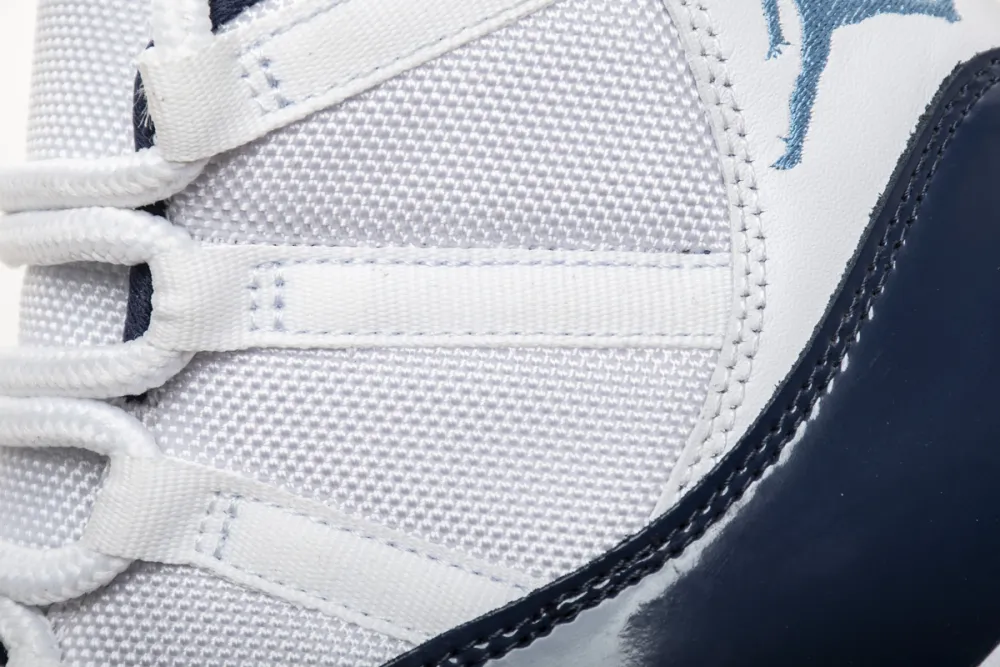 Reps StockX Shoes Air Jordan 11 “Midnight Navy” Black White 378037-123??