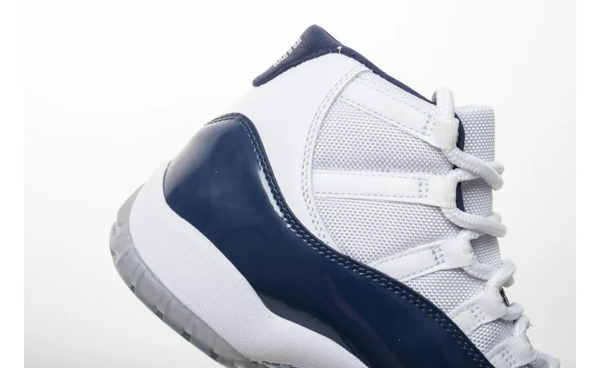 Reps StockX Shoes Air Jordan 11 “Midnight Navy” Black White 378037-123??