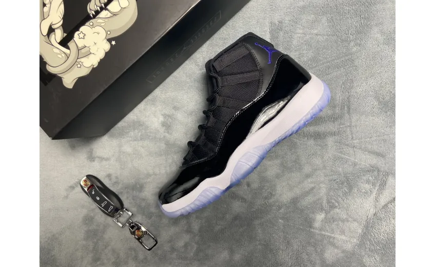 Reps StockX Shoes Air Jordan 11 Space Jam Black 378037-003??
