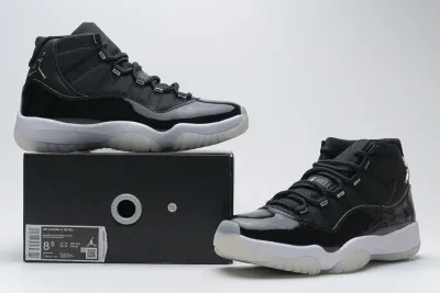  Air Jordan 11 25th Anniversary Black Silver Eyelets CT8012-011 02