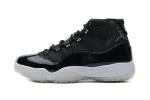 Reps StockX Shoes Air Jordan 11 25th Anniversary Black Silver Eyelets CT8012-011??
