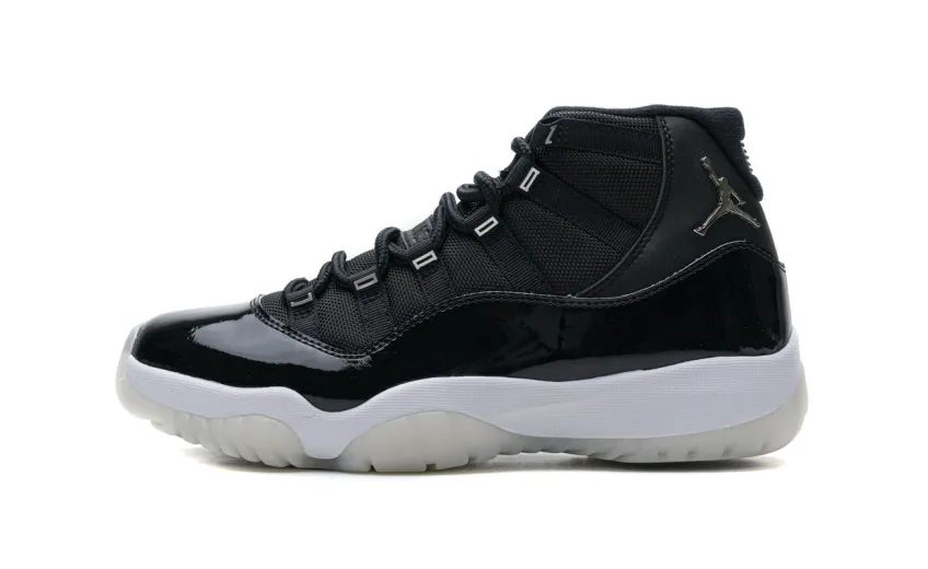 Reps StockX Shoes Air Jordan 11 25th Anniversary Black Silver Eyelets CT8012-011??