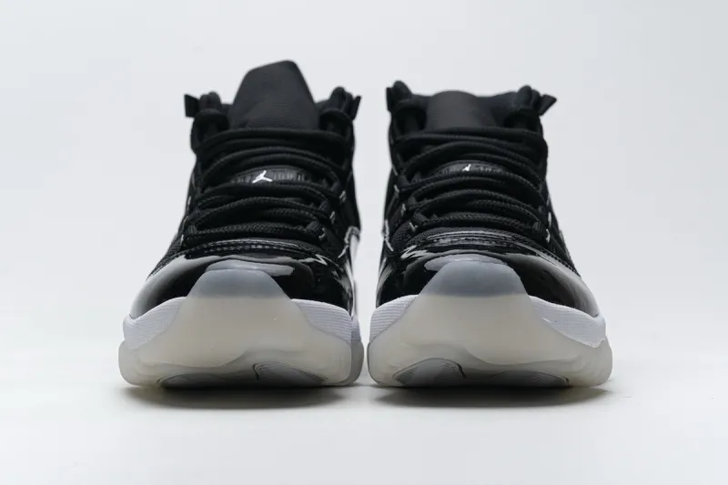 Reps StockX Shoes Air Jordan 11 25th Anniversary Black Silver Eyelets CT8012-011??
