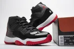 Reps StockX Shoes Air Jordan 11 Retro “Bred 2019” Black Red 378037-061??