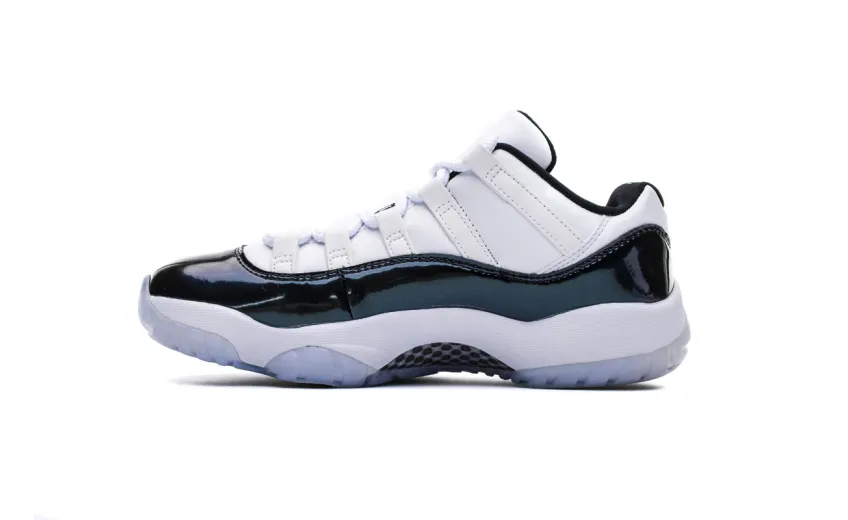 Reps StockX Shoes Air Jordan 11 Emerald Easter Black White 528895-145??