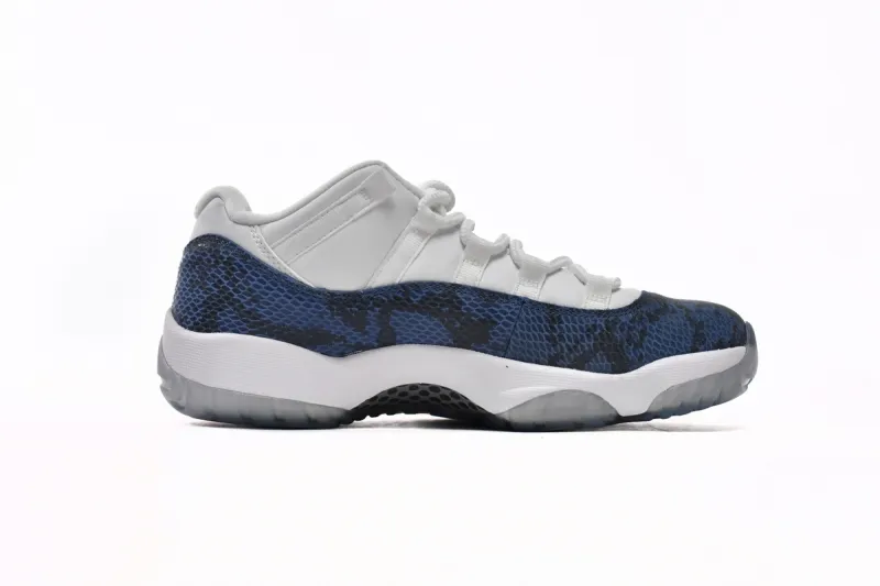 fake jordan 11 blue snakeskin