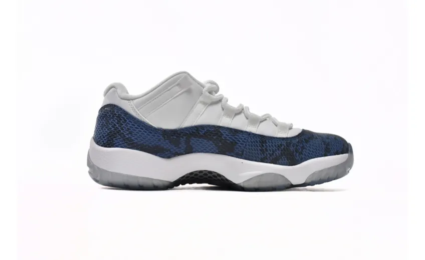 fake jordan 11 blue snakeskin