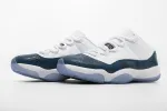 jordan 11 low blue snake skin reps