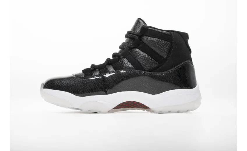 Reps StockX Shoes Air Jordan 11 "72-10" Black 378037-002??