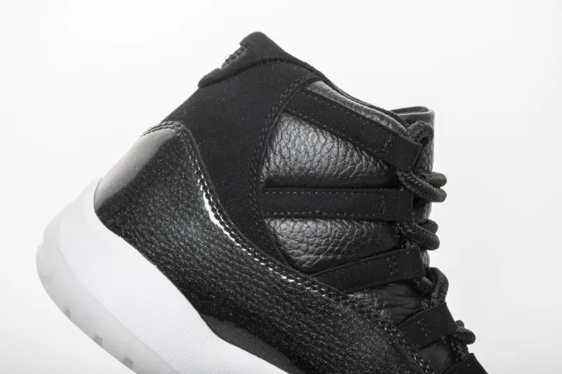 Reps StockX Shoes Air Jordan 11 "72-10" Black 378037-002??