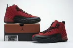 Reps StockX Shoes Air Jordan 12 Retro Reverse Flu Game Black Red CT8013-602??