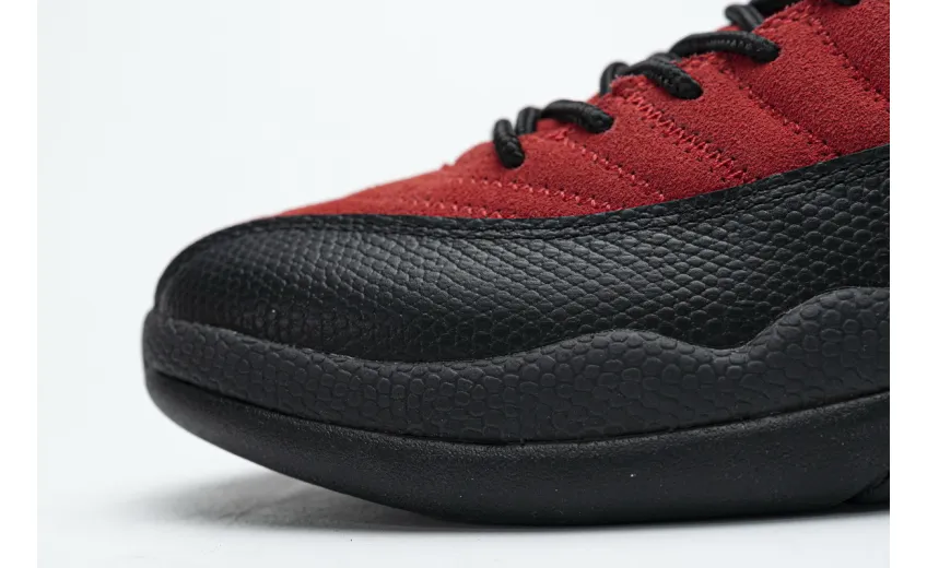 Reps StockX Shoes Air Jordan 12 Retro Reverse Flu Game Black Red CT8013-602??