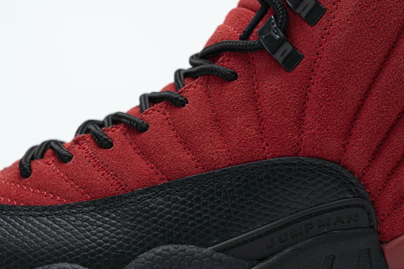 Reps StockX Shoes Air Jordan 12 Retro Reverse Flu Game Black Red CT8013-602??