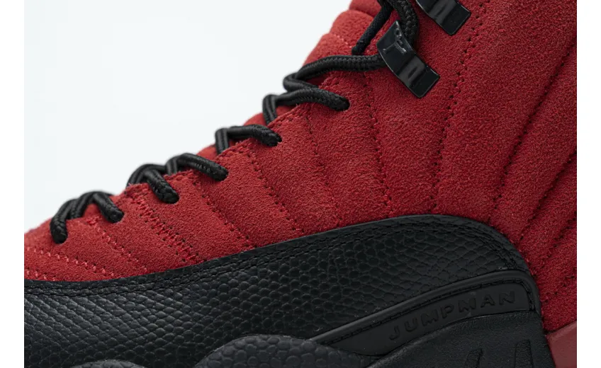 Reps StockX Shoes Air Jordan 12 Retro Reverse Flu Game Black Red CT8013-602??