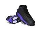 jordan 13 purple and black reps