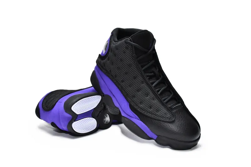 jordan 13 purple and black reps
