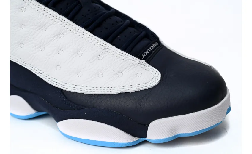 fake jordan 13 white dark powder blue