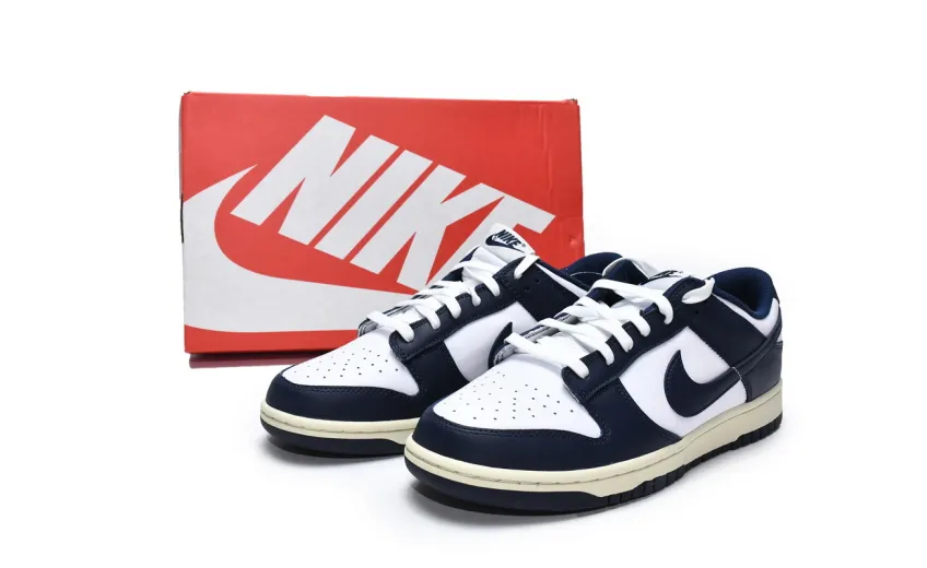 Reps StockX Shoes Nike Dunk Low Vintage Navy DD1503-115??