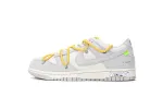 Reps StockX Shoes OFF WHITE x Nike Dunk SB Low The 50 NO.39 White Gray DJ0950-109??