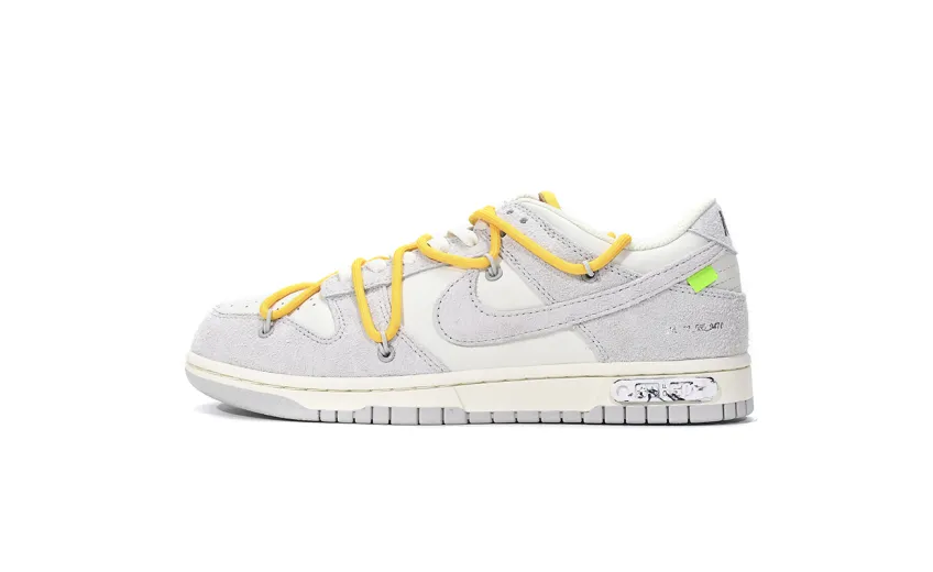 Reps StockX Shoes OFF WHITE x Nike Dunk SB Low The 50 NO.39 White Gray DJ0950-109??