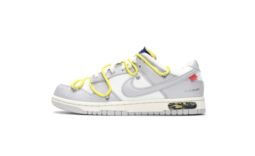Reps StockX Shoes OFF WHITE x Nike Dunk SB Low The 50 NO.27 White Gray DM1602-120??