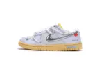 Reps StockX Shoes OFF WHITE x Nike Dunk SB Low The 50 NO.01 White Silver DM1602-127??