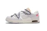Reps StockX Shoes OFF WHITE x Nike Dunk SB Low The 50 NO.18 White Gray DJ0950-112??