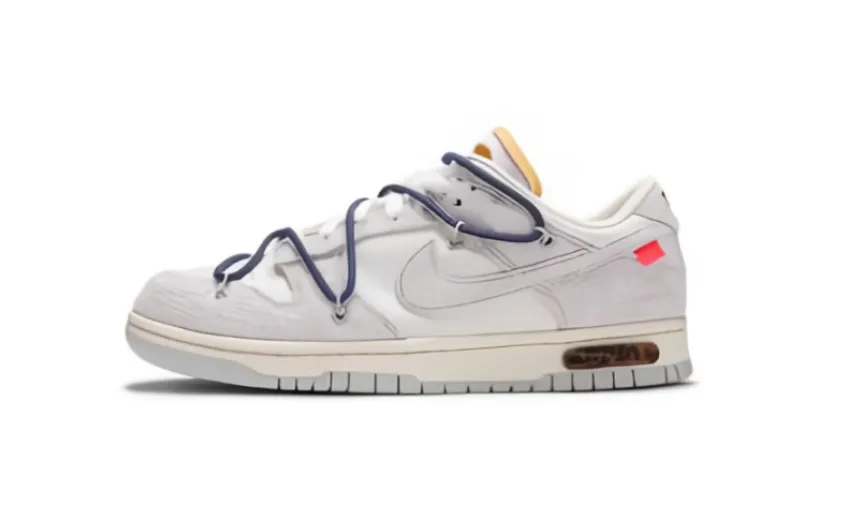 Reps StockX Shoes OFF WHITE x Nike Dunk SB Low The 50 NO.18 White Gray DJ0950-112??