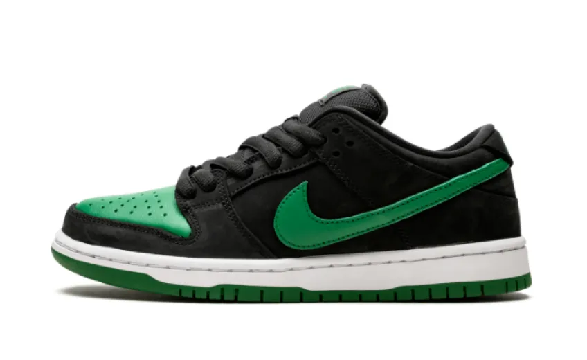 Reps StockX Shoes Nike SB Dunk Low Pro Black Pine Green BQ6817-005??