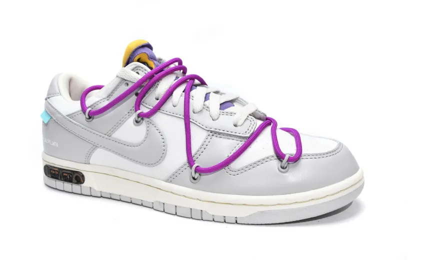 Reps StockX Shoes OFF WHITE x Nike Dunk SB Low The 50 NO.28 White Grey DM1602-111??