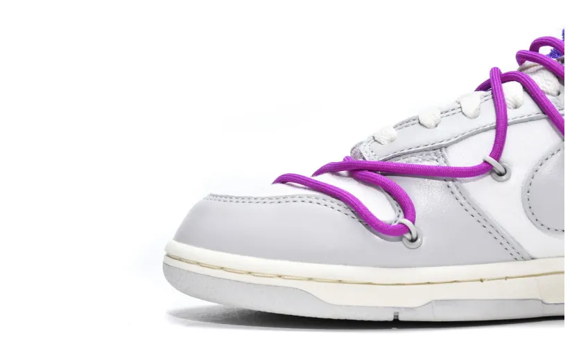 Reps StockX Shoes OFF WHITE x Nike Dunk SB Low The 50 NO.28 White Grey DM1602-111??