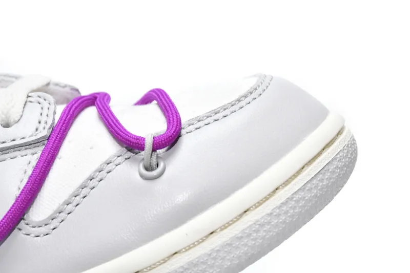 Reps StockX Shoes OFF WHITE x Nike Dunk SB Low The 50 NO.28 White Grey DM1602-111??