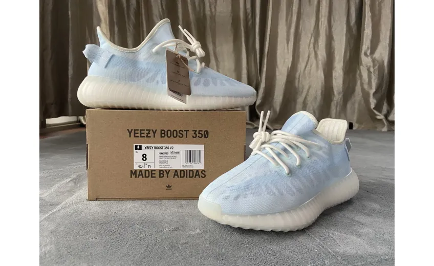 Reps StockX Shoes Adidas Yeezy Boost 350 V2 Mono Ice Blue GW2869??