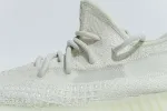 Reps StockX Shoes Adidas Yeezy Boost 350 V2 Light UV Sensitive Green GY3438??