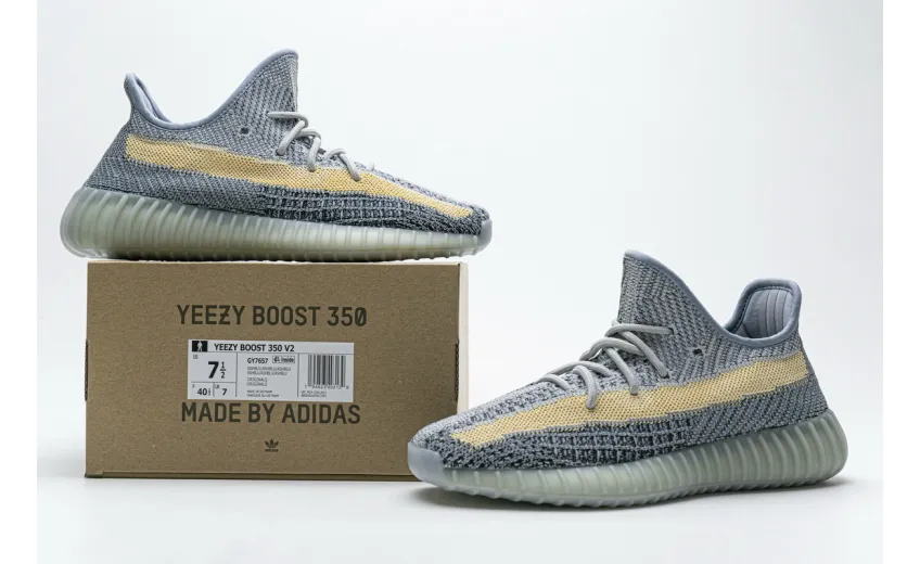 Reps StockX Shoes Adidas Yeezy Boost 350 V2 “Ash Blue” GY7657??