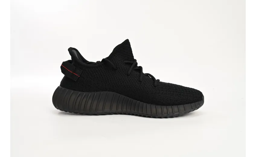 yeezy 350 v2 black red replica