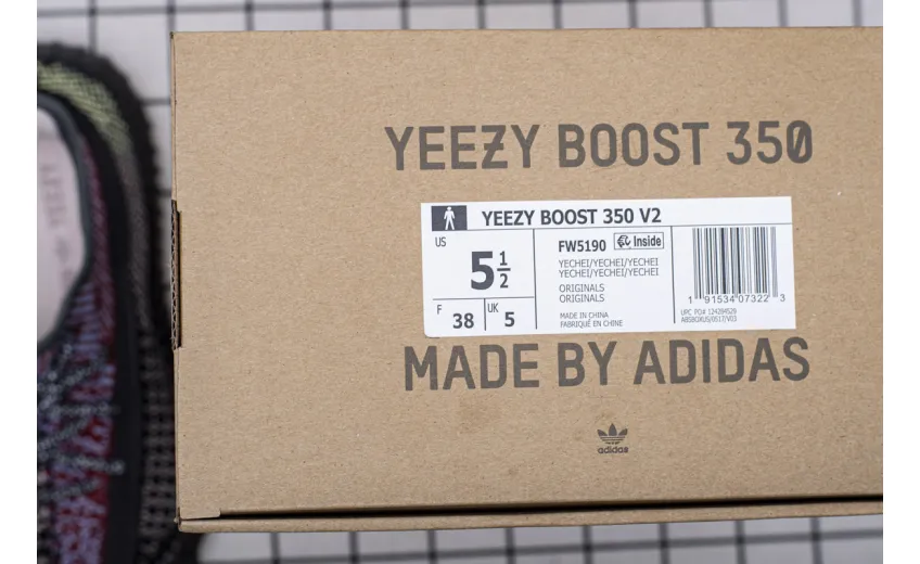 Reps StockX Shoes Adidas Yeezy Boost 350 V2 “Yecheil”Basf Boost Black FW5190??