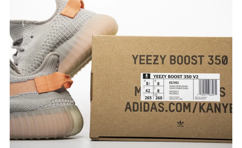 Reps StockX Shoes Adidas Yeezy Boost 350 V2 “True Form” Grey EG7492??