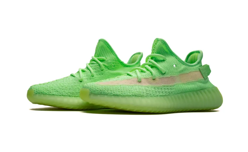 Reps StockX Shoes Adidas Yeezy Boost 350 V2 Glow In Dark GID EG5293??