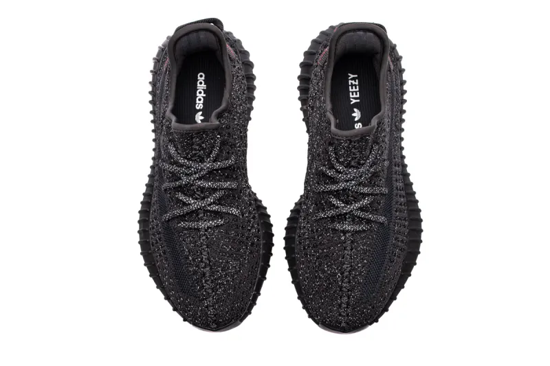 Reps StockX Shoes Adidas Yeezy Boost 350 V2 Static Black Reflective FU9007??
