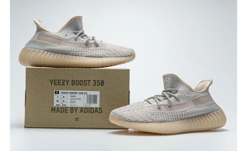 Reps StockX Shoes Adidas Yeezy Boost 350 V2 Synth Silver Pink FV5578??