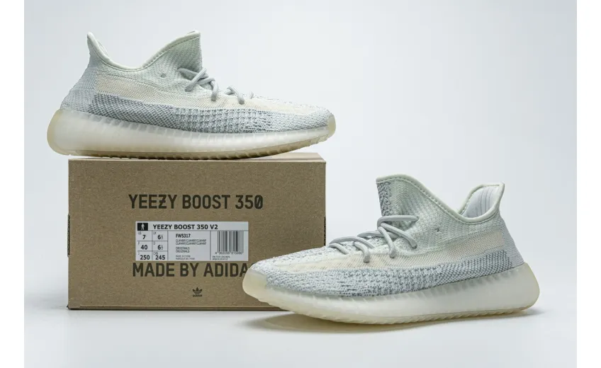 Reps StockX Shoes Adidas Yeezy Boost 350 V2 Cloud White Reflective FW5317??
